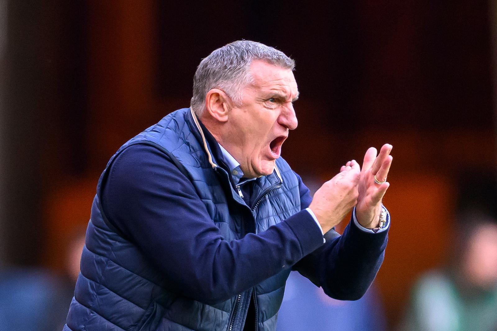 Sunderland head coach Tony Mowbray during the EFL Sky Bet Championship match between Sunderland and Birmingham City at the Stadium Of Light, Sunderland, England on 11 November 2023.